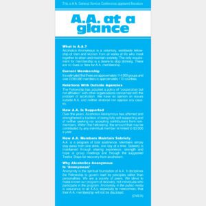 A.A. at a Glance