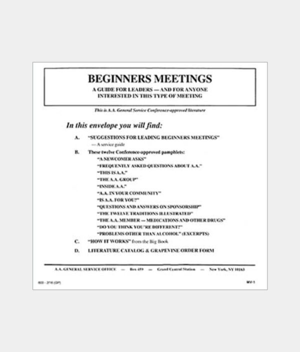 Guide for Leading Beginner Meetings