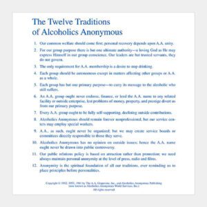 Twelve Traditions Flyer